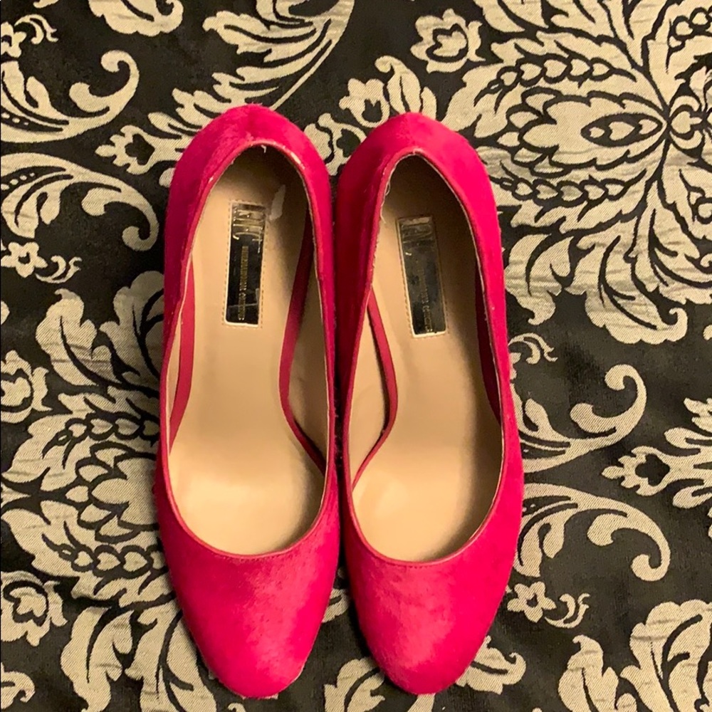 Faux Calf Hair Pumps